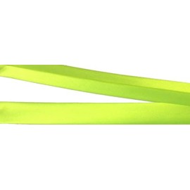 5 m Satin Bias Binding 20 mm Pre-folded Neon