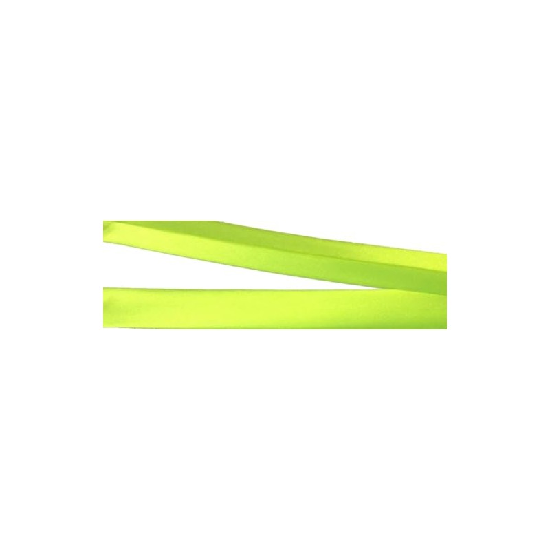 5 m Satin Bias Binding 20 mm Pre-folded Neon