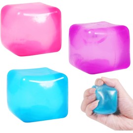 Stress Balls for Adults,Fidget Ice Cube,Sugar Ball Fidget Toys,Squishy Fidget Toys Stress Relief Sensory Balls Toys Squeeze Squishy Sugar Balls Toys for Boys Girls Age 3+