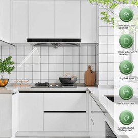 Shackcom 2 Rolls 15.7in X 9.84ft Clear Contact Paper Roll Self-Adhesive Kitchen Backsplash Wall Protector - Used as a Book Cover, Shelf Drawer Liner, Whiteboard, Wallpaper, Cat Dog Scratch Protector