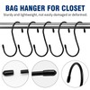 Saihisday 12PCS Heavy-Duty S Hooks, Twist Design Hangers for Organizing