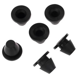 Unbranded Black Rubber Side Cover Grommets For Harley Ultra Limited Electra Glide FLHTCU