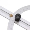 Woodworking Protractor Carbon Steel High Accuracy Easy Read Portable Adjustable