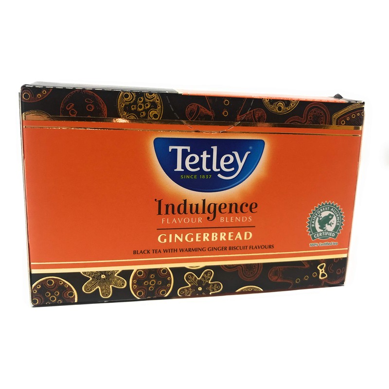 Tetley Indulgence Gingerbread Black Tea - Limited Edition, 20 Tea