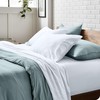 Bare Home Ultra Soft Washed Microfiber 4 Piece Sheet Set,
