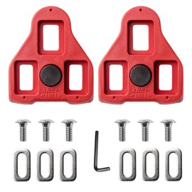 HARY Bike Cleats - Compatible with Peloton Look Delta System & Shimano SPD/Keo, 9° Float Clipless Pedal Cleats for Cycling Shoes, Road Bike & Indoor Spinning (Peloton Accessories)