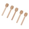 50pcs Honey Dipper Wooden Multipurpose Mini Honey Stirrer Stick for