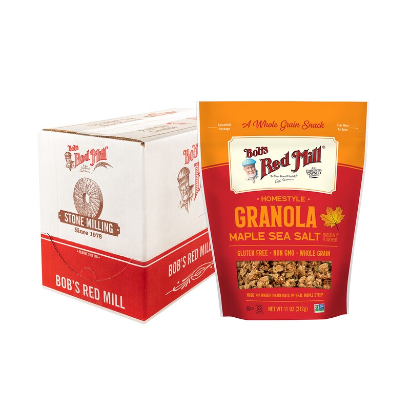 Bob's Red Mill Pan-Baked Granola Maple Sea Salt, 11 Ounce
