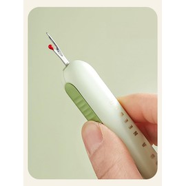 3 Pack 2 in 1 Needle Threader Seam Ripper, New Needle Threaders Seam Rippers for Sewing, Threading and Seam Remover Seam Ripper Tool for Hand Sewing Knitting Craft Quilting Supplies (Style1)