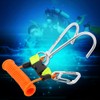 Scuba Diving Double Hooks Straps Snap Hooks with Spiral Coil