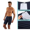 sesto senso Men's Jammer Swimming Trunks Long Tight Boxer Surfing