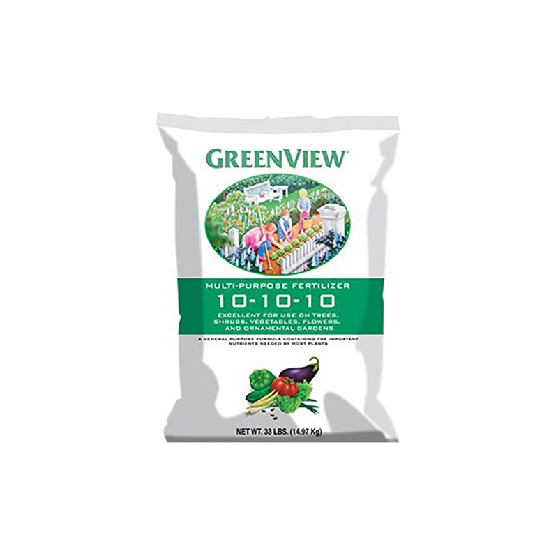 Greenview 10-10-10 General Multi Purpose Fertilizer for Trees, Shrubs, Plants,