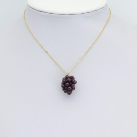 Grape Blackberry Charm Pendant,Sku#LK - 2# Green Grape, Large