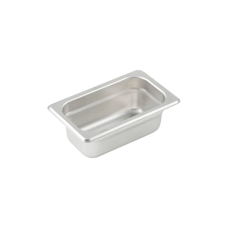 Winco Anti-Jamming Steam Pan, 1/9 by 2 1/2-Inch, Standard Weight