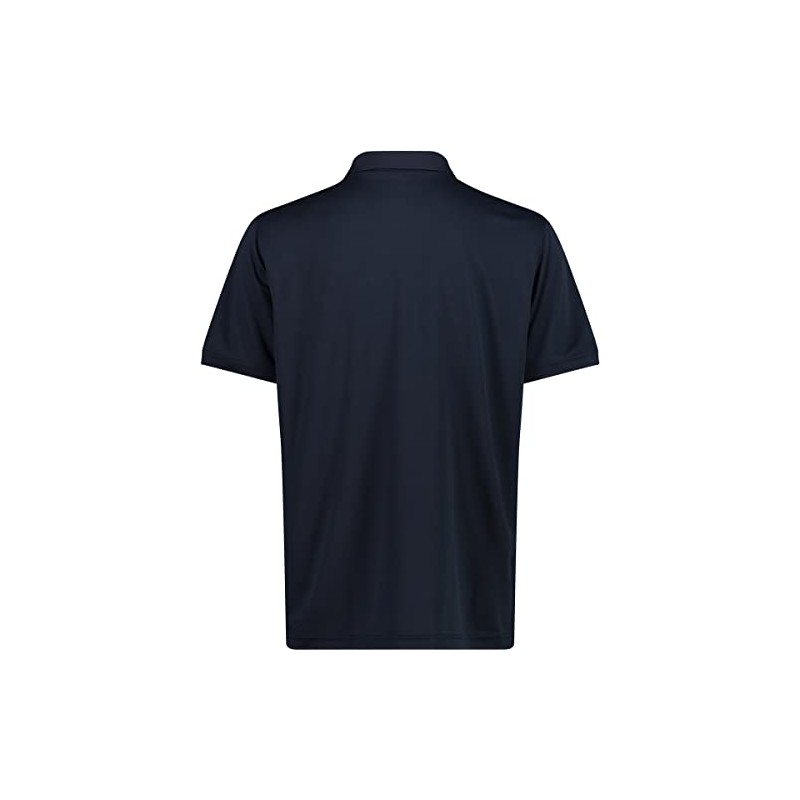 CMP - Polo da uomo, B.Blue-Limegreen, 52