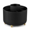 360° Rotating Makeup Organizer – Cosmetic Storage Holder for Brushes,