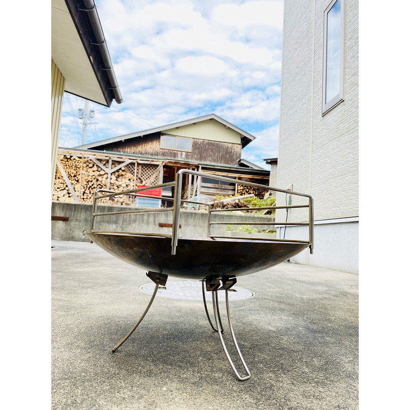 Coleman Fire Disc, Bonfire Stand, 3 Tier Pipe Frame, Stainless