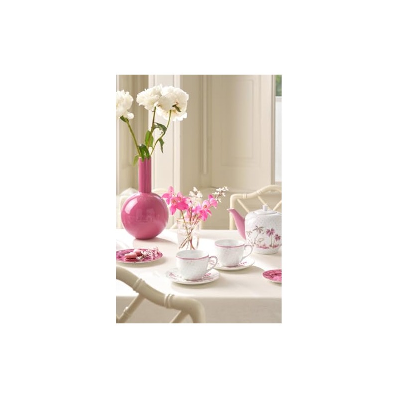 PIP STUDIO Jolie Dots Gold Pink Cup with Saucer 280