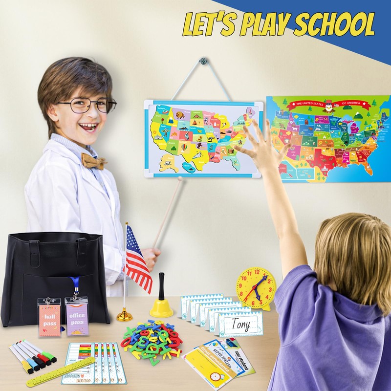 Gifts2U Kids Teacher Play Sets, Pretend Play School Teacher Plays