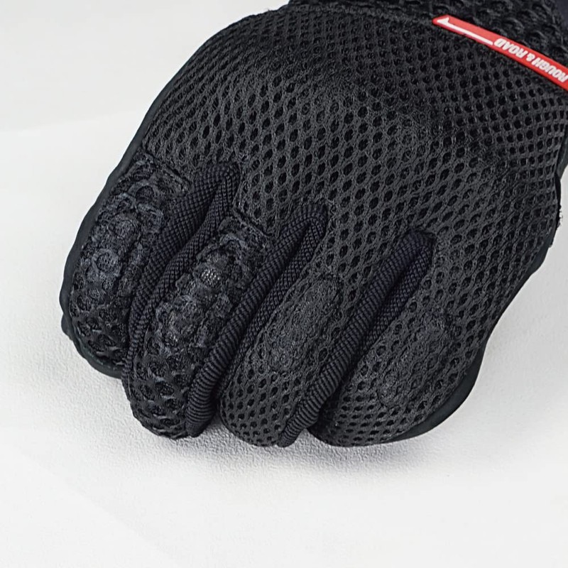 Rough & Road RR8424BK3 Comfort Knuckle Mesh Gloves for Motorcycles
