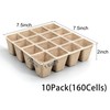 SYITCUN 160 Cells Seedling Starter Trays,10 Pack Starter Trays for