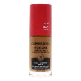 Covergirl Base De Maquillaje 24hr Outlast Extream Wear 3 En1 Tono 865 Tawny
