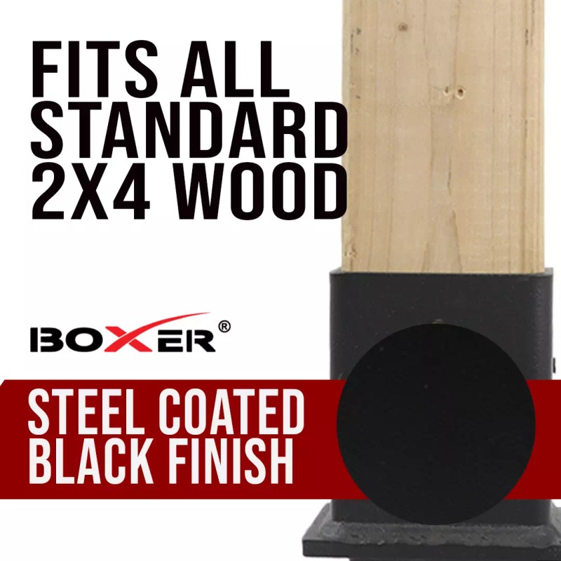 Boxer Tool Heavy Duty 6 Pack Trailer Adjustable Stake Pocket