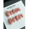 [Highly recommendedfor rainy days] Dewy peach - Almond flat fit