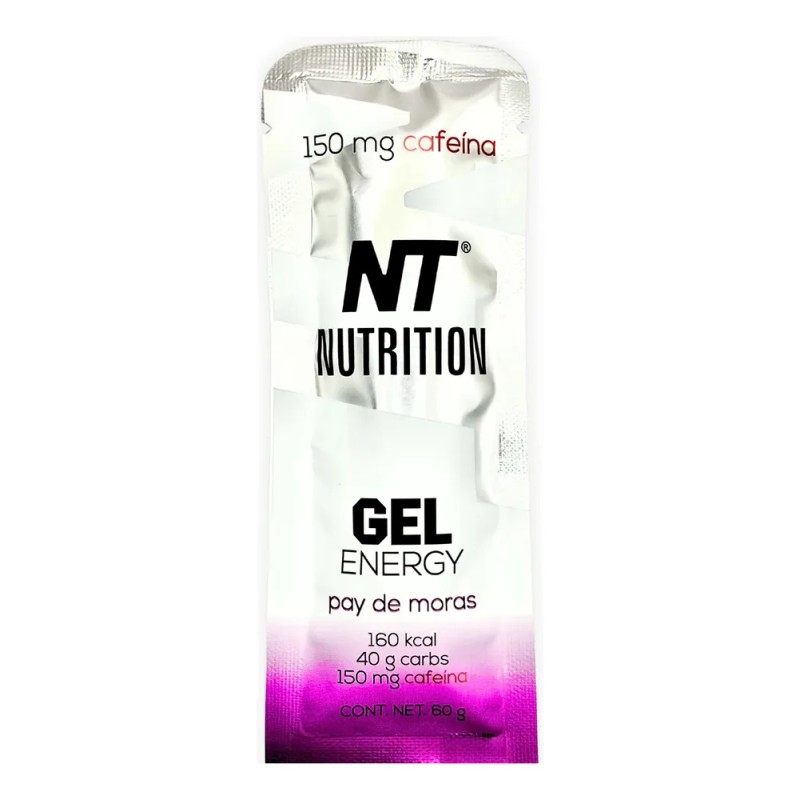 Nt Nutrition Gel Energetico Con 150 Mg Cafeina 20 Piezas