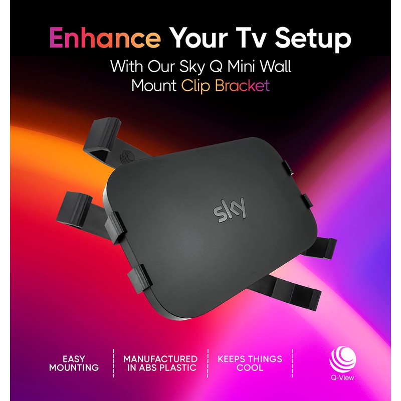 Sky Q Mini Wall Mount Clip Bracket - Made In
