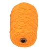 Tufting Yarn Orange 437yd Long 0.2in Wide Shrink Resistant Cotton