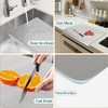 Stainless Steel Cutting Boards with Lip,Heavy Cutting Board For Kitchen,Chopping