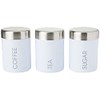 Premier Housewares Liberty Tea, Coffee and Sugar Canisters, Incremental Heights,