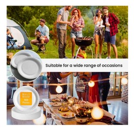 Pack of 100, Paper Plates 15cm / 6", Disposable Paper Plates, HOT & Cold Foods, Used for Birthday Party, Christmas Party, Picnic, BBQ's, Disposable