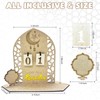 Ramadan Mubarak Advent Calendar, Wooden Eid Kareem Countdown for Home