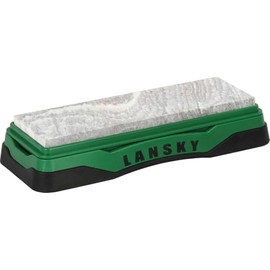 Lansky Soft Arkansas Stone 6" x 2" Knife Sharpener Bench Stone (200-350 Grit) - LBS6S