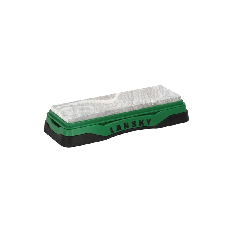 Lansky Soft Arkansas Stone 6" x 2" Knife Sharpener Bench