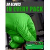 Xtremeauto Nitrile Gloves - Disposable Gloves, Diamond Grip Green -