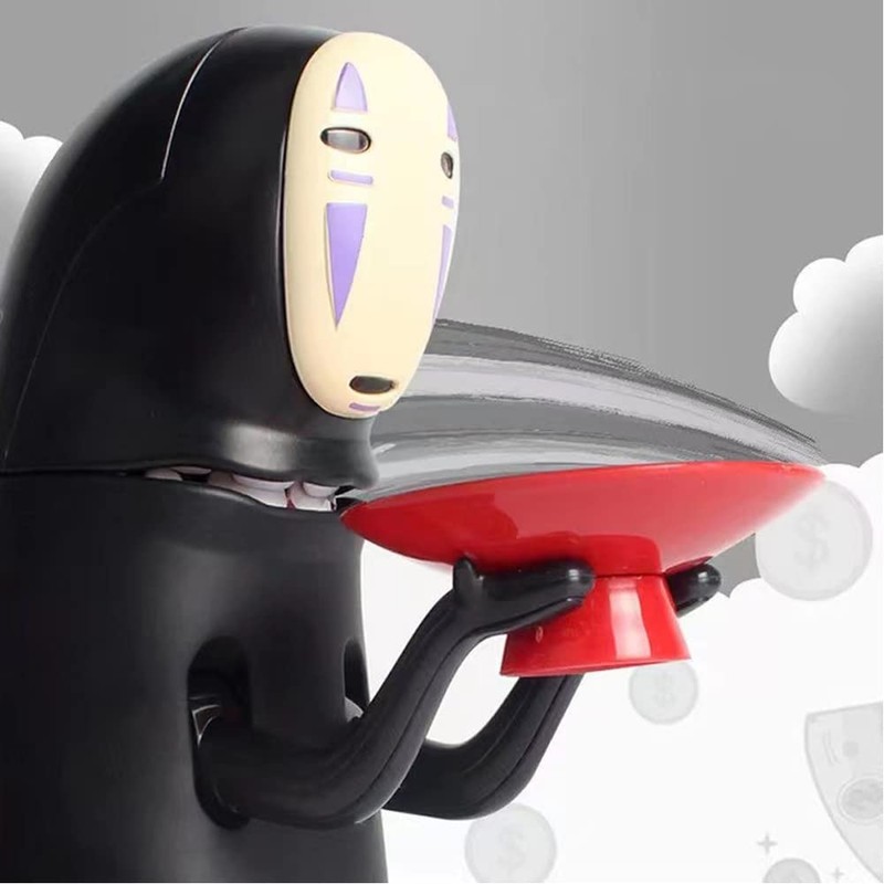 DUTTY Exquisitely crafted cartoon faceless male piggy bank, with sound