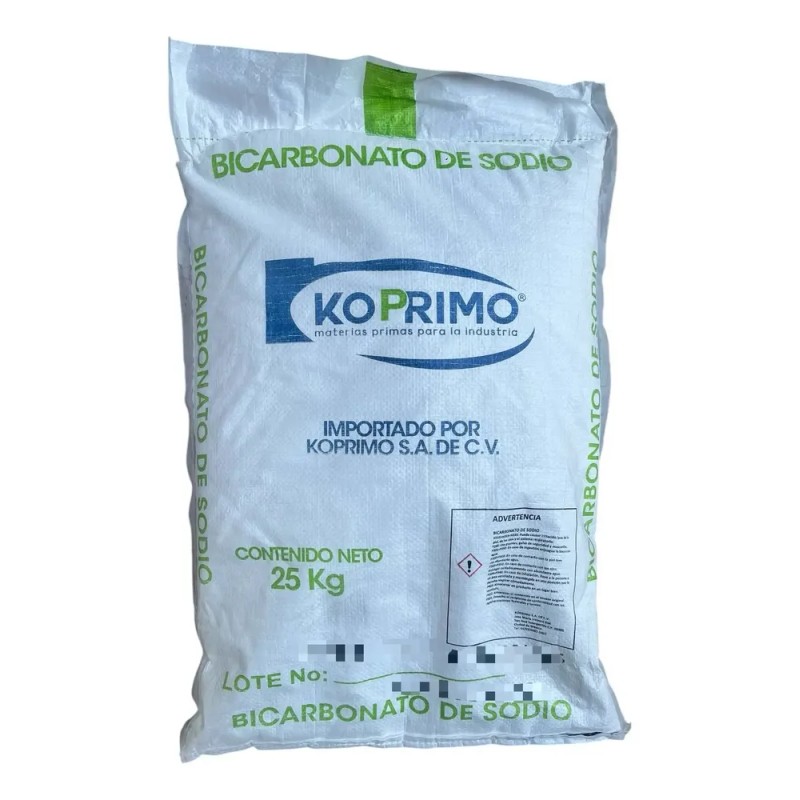 Bicarbonato De Sodio 25 Kg Imp Uso Industrial