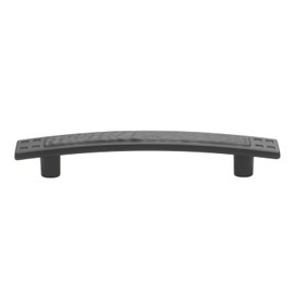 GlideRite Hardware 3.75 Inch Center to Center Hammered Mission Style Pull Cabinet Hardware Handle - 4244-MB (10)