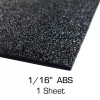 EasyRuler ABS Black Plastic Sheet 48" X 96" X 0.0625"