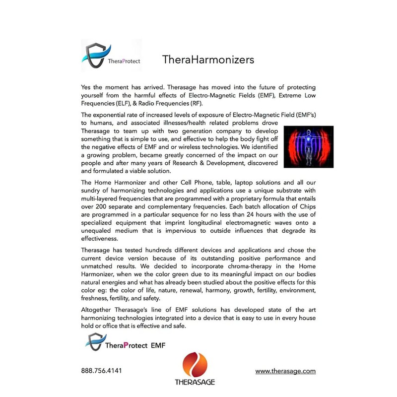 Therasage TheraProtect EMF Harmonizer Pack of 2