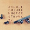 Techson 36Pcs Leather Embossing Stamp, Letter Alphabet and Number Metal