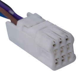 TRQ Left Mirror without Heat without Housing Turn Signal with Blind Spot Indicator Drivers Side Compatible with 2014-2016 Mazda 3 MA1320192