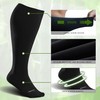 LEVSOX Plus Size Compression Socks for Women&Men Wide Calf 15-20