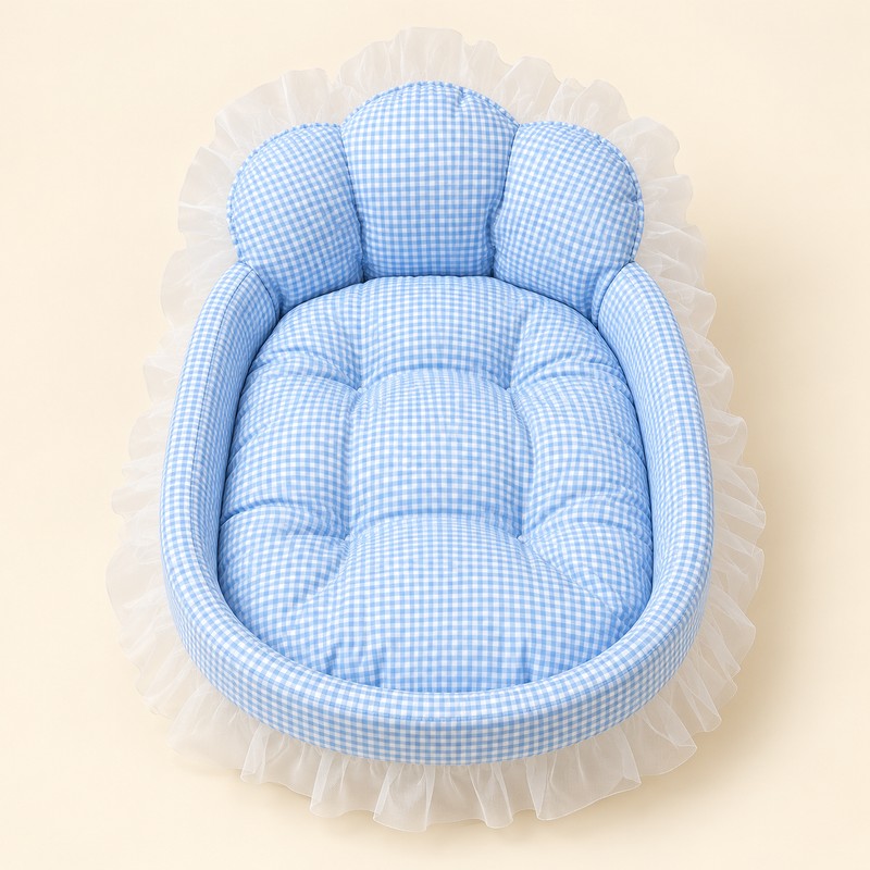 Soft Plush Cat & Small Dog Sofa Bed for Indoor