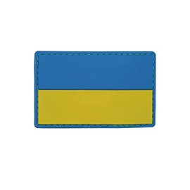 Copytec #37012 3D Patch Ukraine Kiev Flag Patch 8 x 5 cm