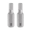 sourcing map 2pcs H4.0 Hex Screwdriver Bit 1/4" Hex Shank