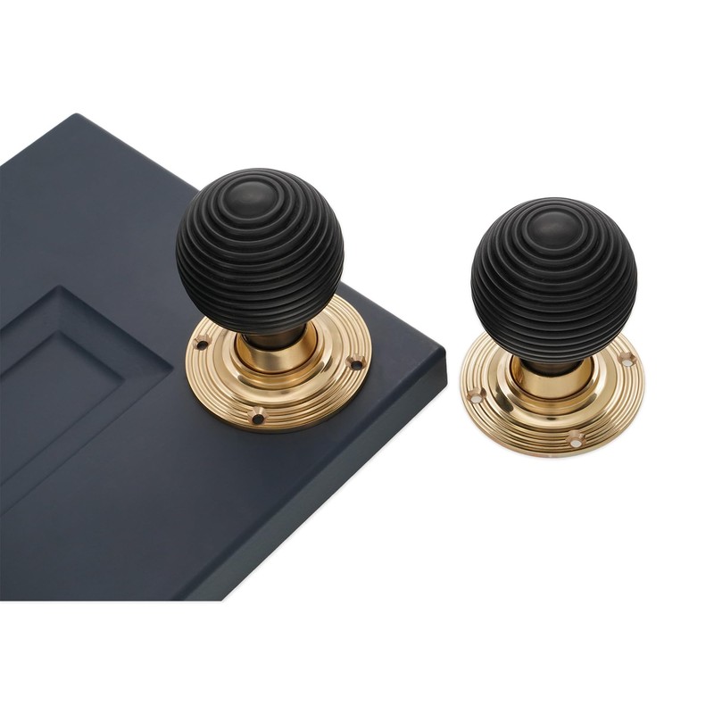 Infinity Decor Victorian Style Solid Natural Ebony & Rosewood Mortice